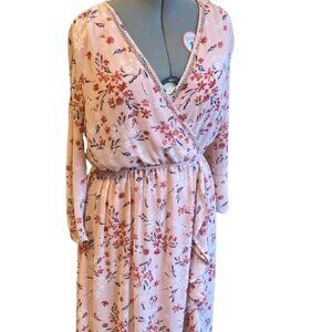 Brand new pink floral dress from Just Fab